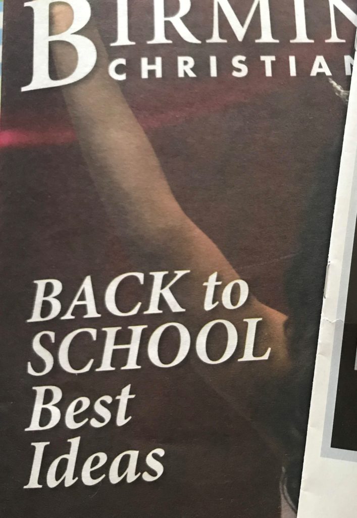 A newspaper ad for back to school